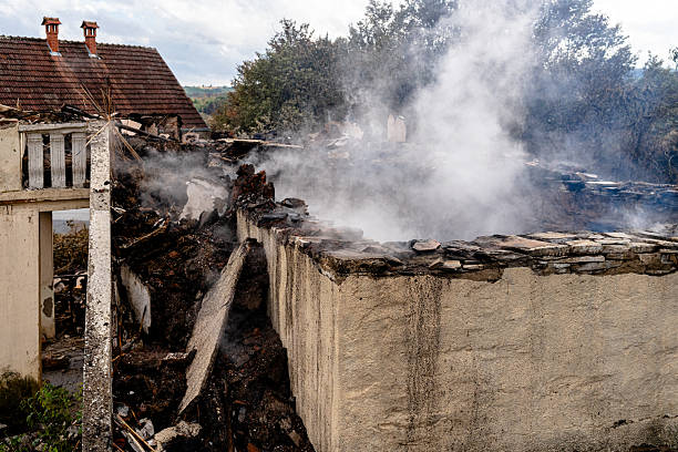 Professional Fire Damage Removal technician working in Baldwin, FL
